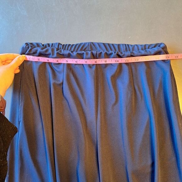 Diane Von Furstenberg dark blue trousers medium - Picture 4 of 6